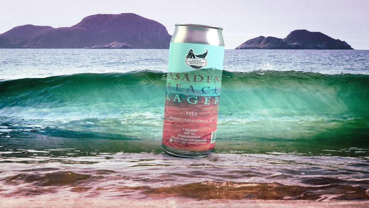 More Pasadena Beach Lager Hitting the shelves. Refined recipe, smoother taste.
#craftbeer #nlcraftbeer #Newfoundland #westernnlbrewing
