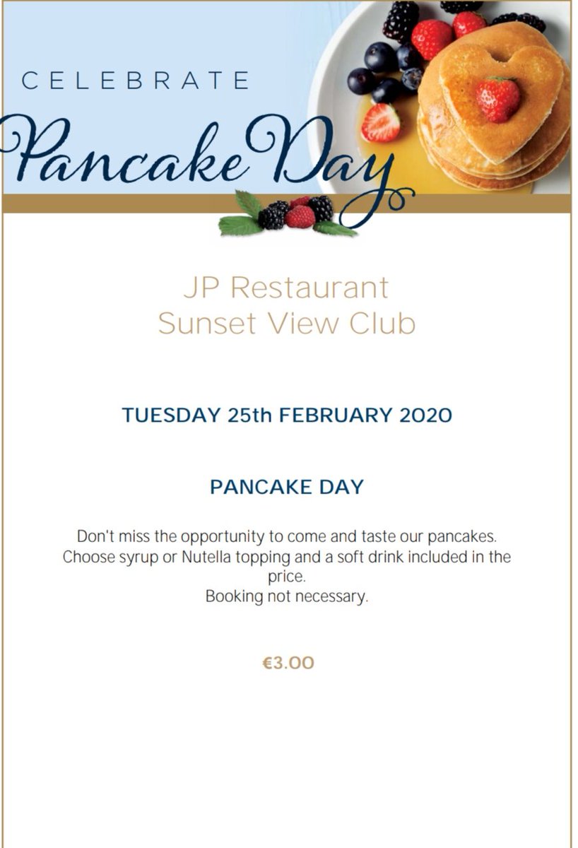 DavidTNF0's tweet photo. #PancakeDay #PancakeTuesday #SunsetViewClub #DiamondResorts #JPSunsetViewClub #StayVacationed #LifeatDiamond @Rtccsvc_luisa @Lola_RCO @Lidia_SVC @juanmaintenance @Hamidreception @AnastasiGio https://t.co/kLvUzpsOOu
