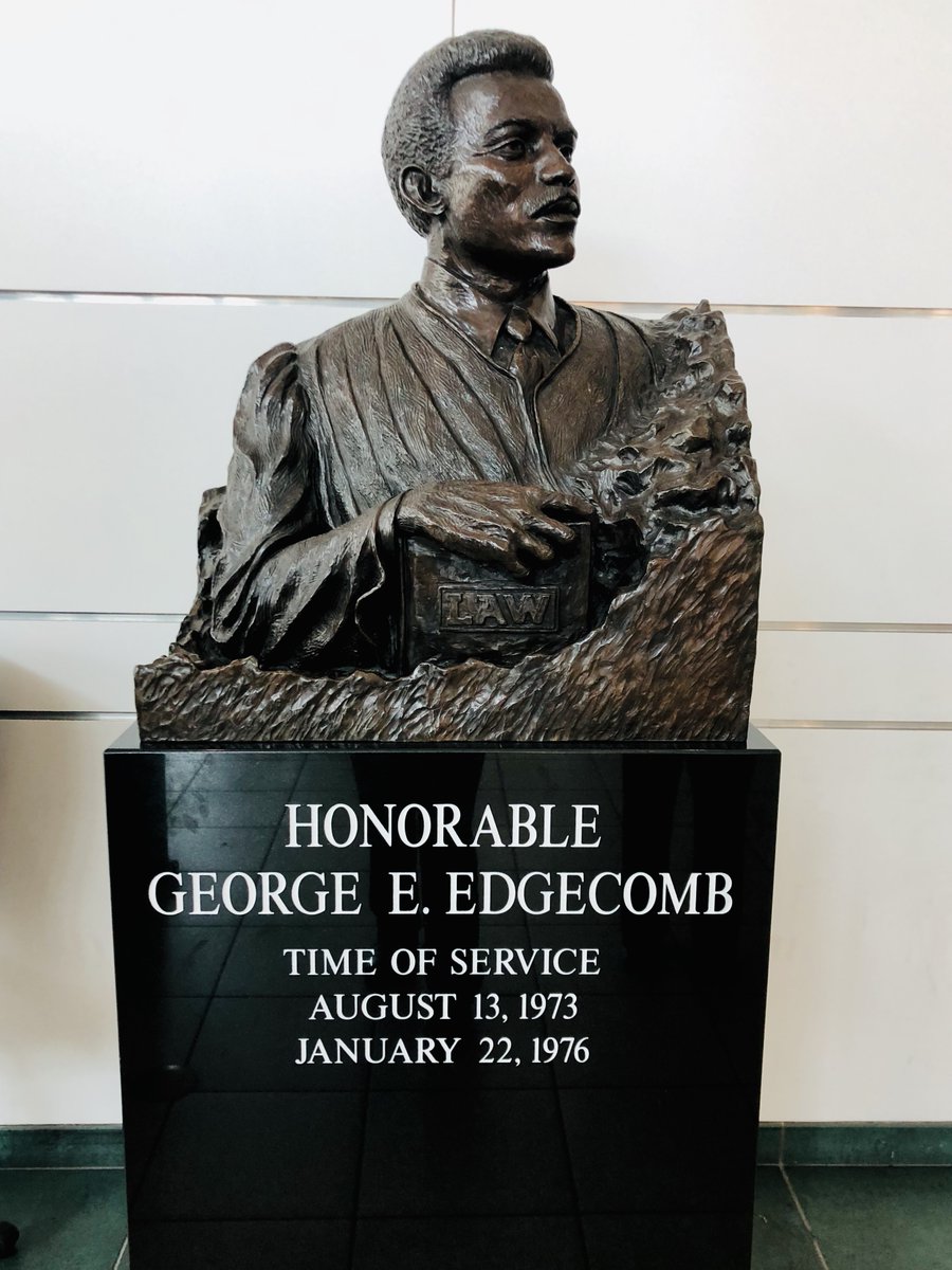 HCBATampaBay's tweet photo. Shining a spotlight on the late George E. Edgecomb during #BlackHistoryMonth Edgecomb was the first African American county judge in Hillsborough County, appointed by Fla Gov. Rubin Askew to the bench in 1973 The Hills. County courthouse is named after him https://t.co/u5UOvrrZ1W https://t.co/AyYd5RHqBC