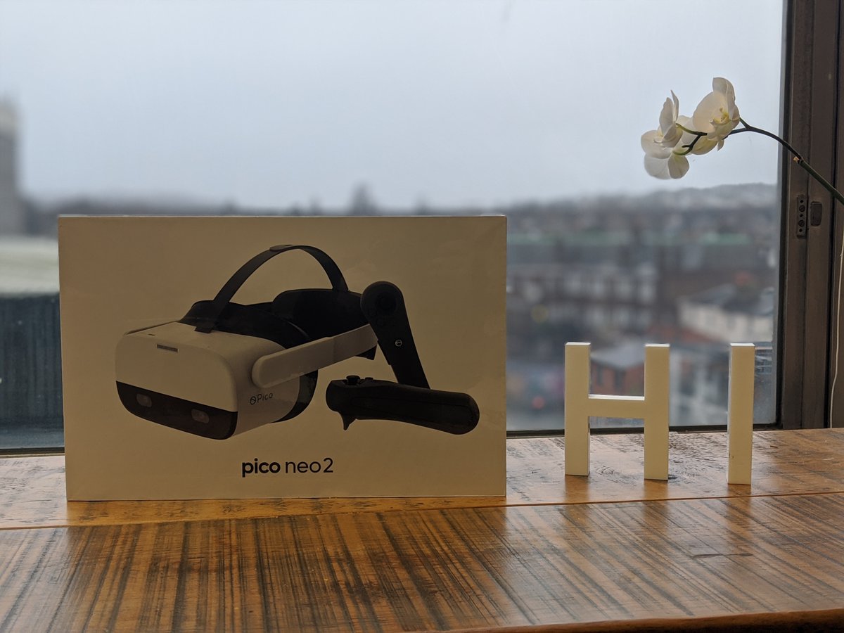 Unboxing our new Pico Neo 2 headset on loan from the good people at @PicoInteractive We'll be trialling the new @firefox APK for our upcoming webVR project with @edsilv Watch this space! #artsinhealth #vrforgood