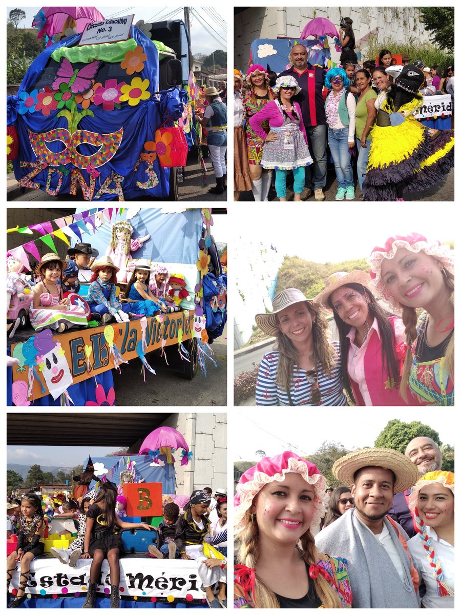 Circuito Educativo N°3▶️EB La Victoria, CEI La Victoria y CEI Estado Mérida Presentes en El gran desfile de Carnaval 2020 del Municipio Junín Estado Táchira
