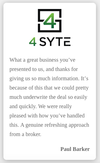 Another fabulous testimonial :-)