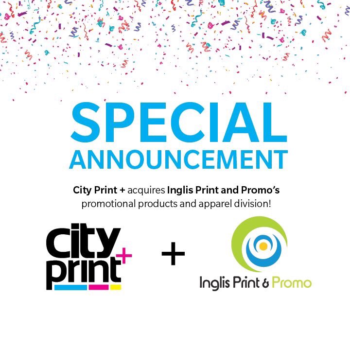InglisPrint's tweet image. After 12 years in business as Inglis Print &amp;amp; Promo, we’re selling our promo products &amp;amp; apparel division to another, locally owned and operated company City Print +. We will, continue to offer our print services, including all cheques, forms, labels, envelopes etc.