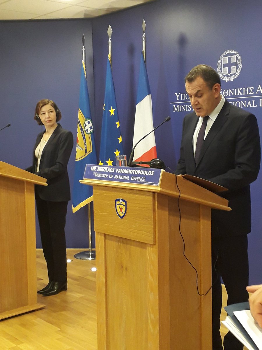 La France en Grèce 🇨🇵🇪🇺 (@franceengrece) on Twitter photo <a href="/florence_parly/">Florence Parly</a> "La France aux côtés de la Grèce pour le respect de sa souveraineté maritime." #cooperation 🇨🇵🇬🇷 opérationnelle, capacitaire, industrielle. <a href="/Hellenic_MOD/">Υπουργείο Εθνικής Άμυνας</a> <a href="/navalgroup/">Naval Group</a> @byMBDA <a href="/thalesgroup/">Thales Group</a> <a href="/Gican_InduNav/">GICAN</a> @CaxMiltech <a href="/MEVACO/">MEVACO</a> <a href="/ntua/">National Technical University of Athens</a> <a href="/FORTH_ITE/">FORTH</a> <a href="/GreeceMFA/">Υπουργείο Εξωτερικών</a> <a href="/florence_parly/">Florence Parly</a> "La France aux côtés de la Grèce pour le respect de sa souveraineté maritime." #cooperation 🇨🇵🇬🇷 opérationnelle, capacitaire, industrielle. <a href="/Hellenic_MOD/">Υπουργείο Εθνικής Άμυνας</a> <a href="/navalgroup/">Naval Group</a> @byMBDA <a href="/thalesgroup/">Thales Group</a> <a href="/Gican_InduNav/">GICAN</a> @CaxMiltech <a href="/MEVACO/">MEVACO</a> <a href="/ntua/">National Technical University of Athens</a> <a href="/FORTH_ITE/">FORTH</a> <a href="/GreeceMFA/">Υπουργείο Εξωτερικών</a>