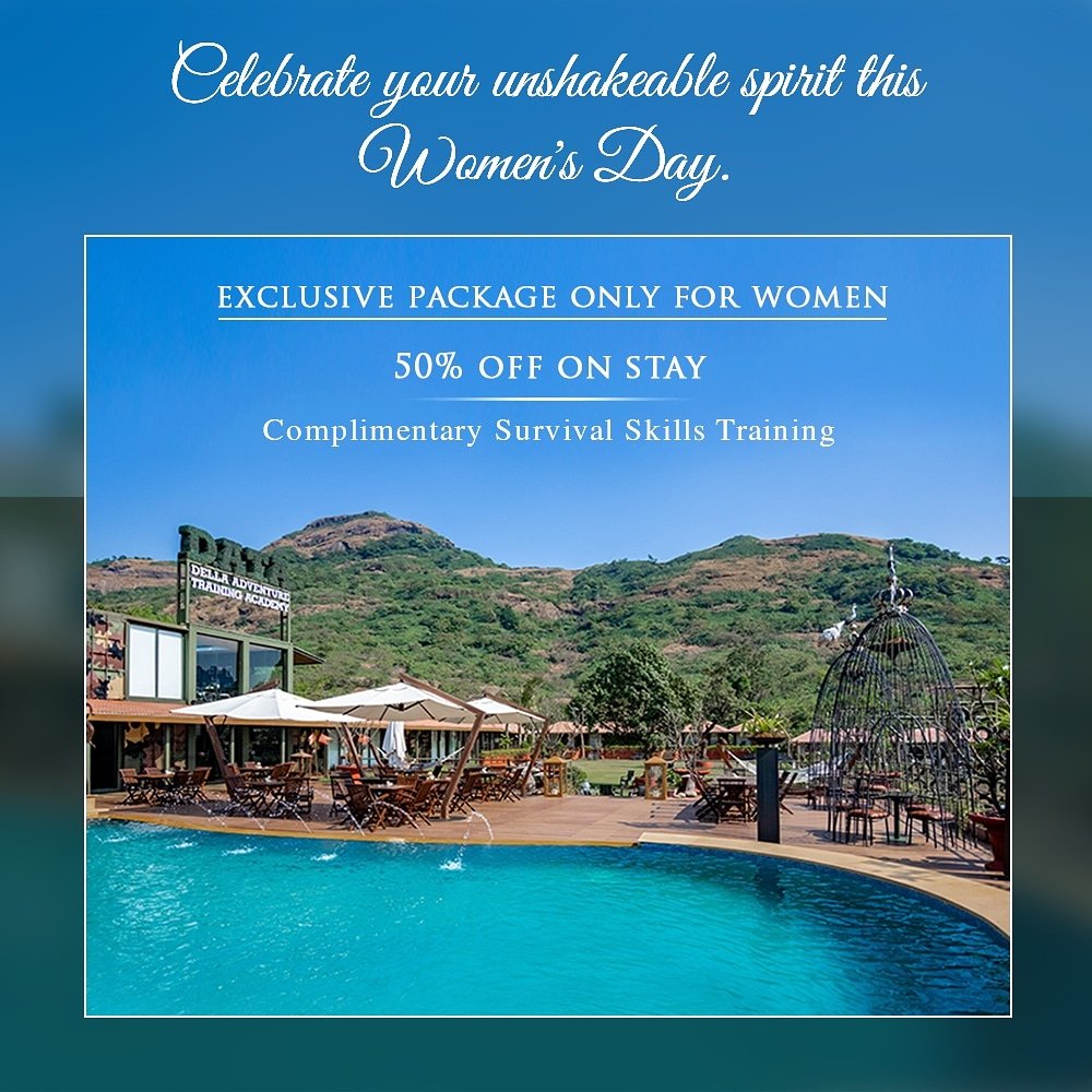 This #InternationalWomensDay, all the ladies get flat 50% off on stay with us.*

Visit delladata.com and apply code LADY50 to claim your discount for 8th March 2020 bookings.

Call on 8657410054 for queries.
*T&amp;C Apply

#DATAResort #delladata