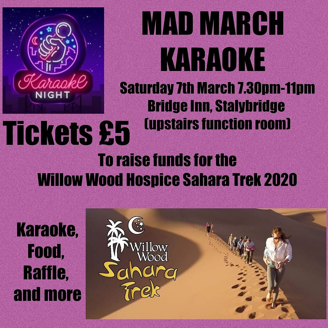 ShellStyan's tweet image. All money raise goes to the Willow Wood Sahara Trek. Message me for tickets
@willowwoodh