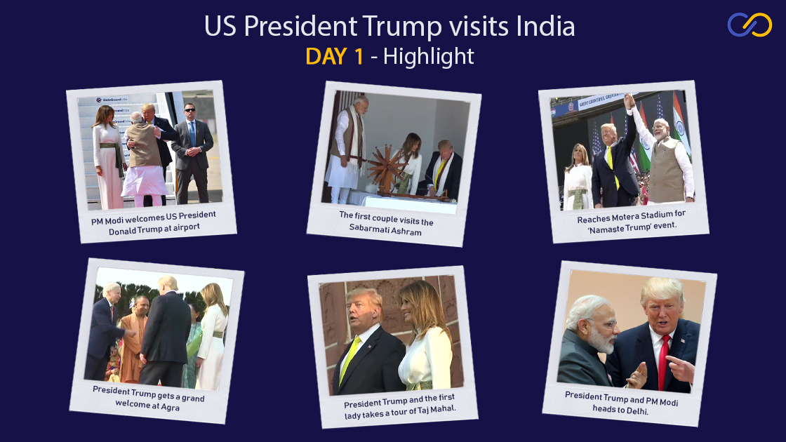 The whole country is celebrating U.S President Donald #TrumpIndiaVisit today. The atmosphere at the stadium was electrifying with unparalleled vibrancy, leaving positive &amp; energetic vibes in the country.

#TrumpInIndia #NamasteyTrump #NamasteTrump #India #TajMahal #IvankaTrump