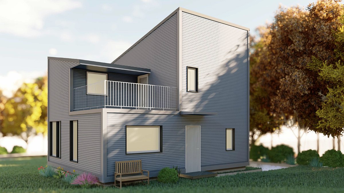 RISD Architects Think Small: Five affordable, net-zero homes designed in a RISD studio are being built in Providence’s Olneyville neighborhood.The designs grew out of an advanced Architecture studio led by Professor Jonathan Knowles. risd.edu/news/stories/r…