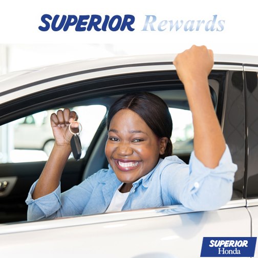 Drive off happy when you sign up for Superior Rewards! When you get car service at any of our 7 locations, you earn 10 points per dollar spent, check out more ways to earn rewards on our website! 🤗