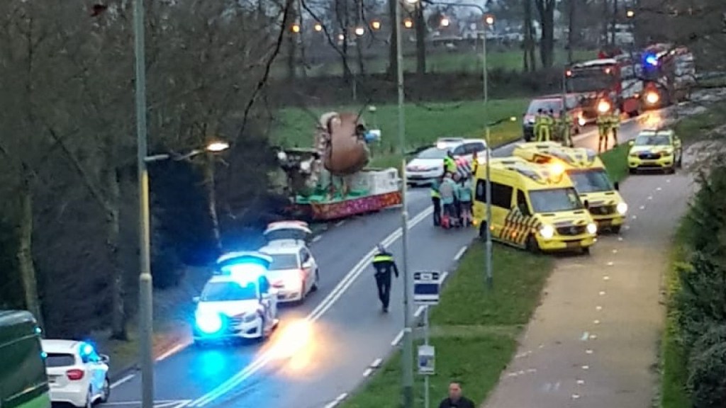 Zwaar letsel door ongeval met carnavalswagen..