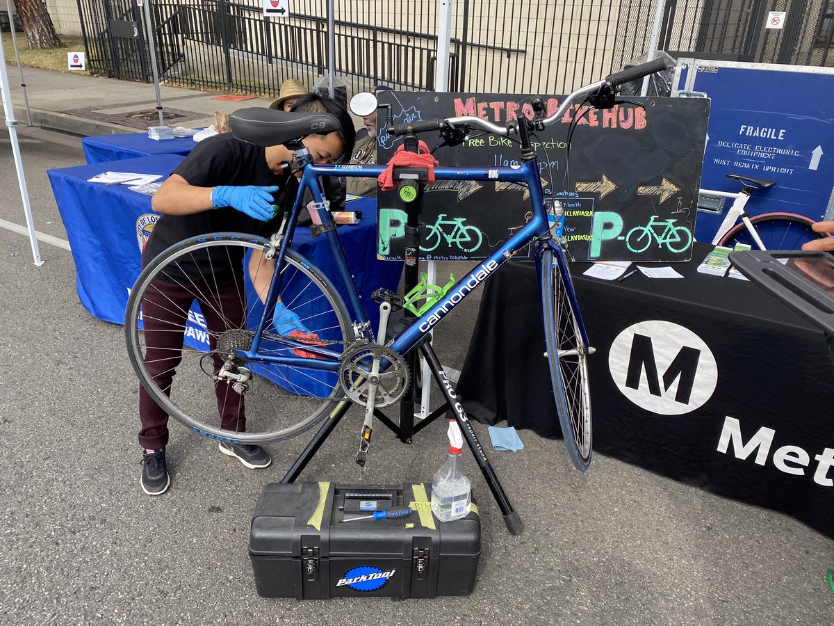 We handed out a lot of information and received some valuable feedback from #CicLAvia participants on Sunday.