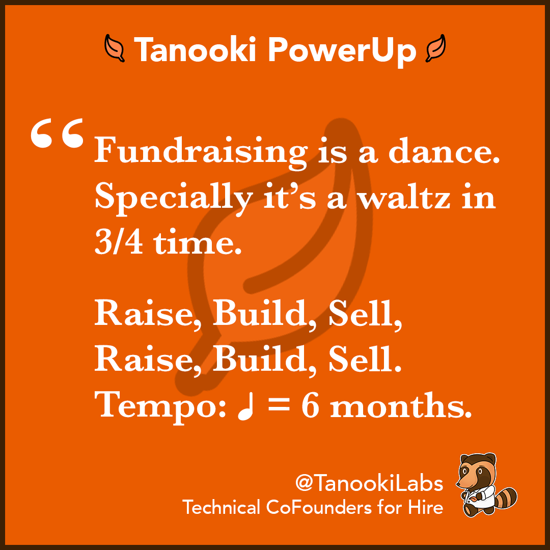 With a typical 18 month runway, by the time you raise you'll have 6 months to build your next feature set, 6 more to build marketing and prove revenue growth. Then you're back in fundraising mode.

#startups #tech #entrepreneur #entrepreneurship #founders #funding #startupfunding
