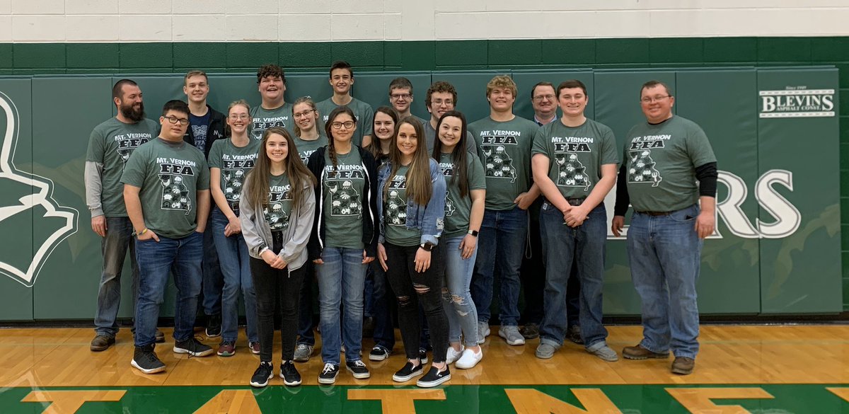MV FFA Chapter (@mvffachapter) on Twitter photo Shoutout to everyone who participated in wearing your FFA t-shirt for the first day of National FFA Week! šš @MissouriFFA <a href="/MVR5Schools/">Mt Vernon R5 Schools</a> <a href="/MVHighSchool/">Mount Vernon HS</a> Shoutout to everyone who participated in wearing your FFA t-shirt for the first day of National FFA Week! šš @MissouriFFA <a href="/MVR5Schools/">Mt Vernon R5 Schools</a> <a href="/MVHighSchool/">Mount Vernon HS</a>