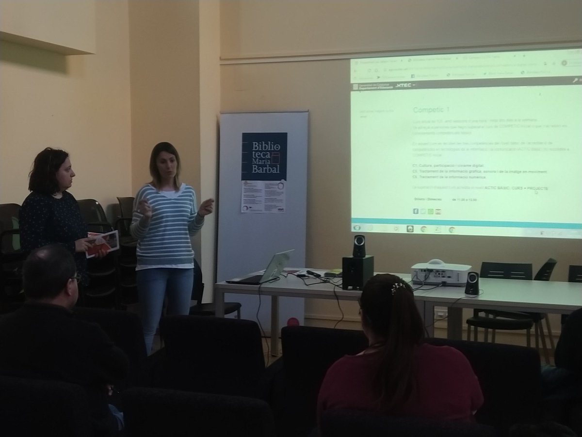 Taller d'ACTIC amb <a href="/Badiverd/">Carme Badia</a> i Anna Corts del #CFAtremp   #mweekcat20 <a href="/acorts2/">A</a> <a href="/AjTremp/">Ajuntament de Tremp</a> <a href="/bibliotequeslle/">Biblioteques Lleida</a>