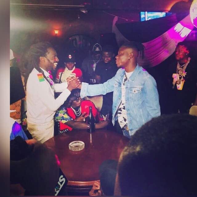 kingwabu's tweet photo. @stonebwoyb one blood it’s been a while my good friend hope we meet one of this days https://t.co/5yGSHIz65I