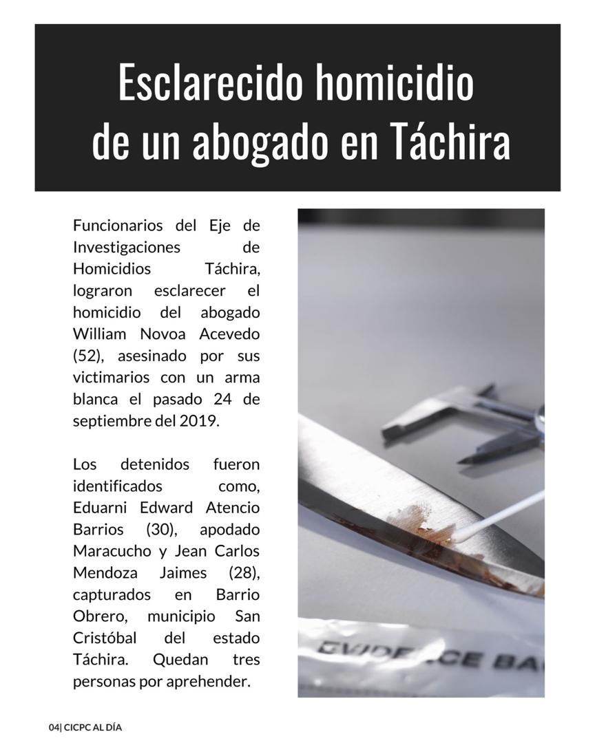 Hoy arribamos a la edición número 55 de CICPC Al Día, informamos a través de la División de Delitos contra la Salud Pública que se incautaron más de 8.300 unidades de medicamentos falsos, y reseñamos el esclarecimiento del homicidio de un abogado en el estado Táchira.