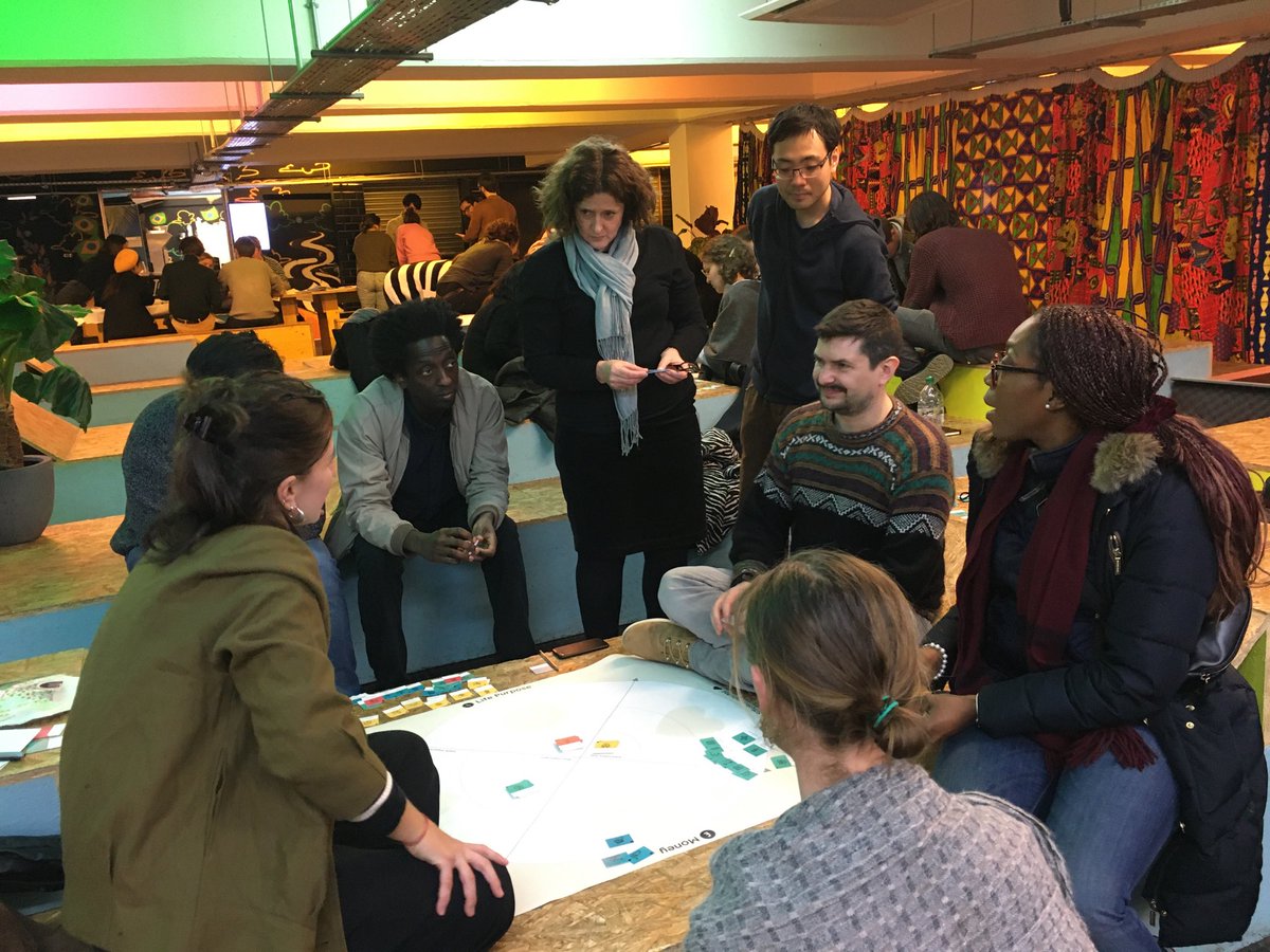 Thank you ⁦⁦<a href="/peckhamlevels/">Peckham Levels</a>⁩ <a href="/IIPP_UCL/">UCL Institute for Innovation and Public Purpose</a>⁩ students ⁦⁦⁦<a href="/designhumanly/">Humanly</a>⁩ &amp; all from the community today who came to the ‘teach in’ - your ideas &amp; enthusiasm made it brilliant #grateful #GoodWork