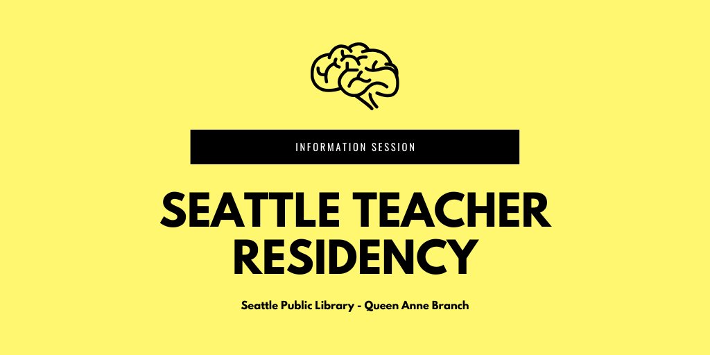 STRProgram's tweet image. Join us for an in-person information session on March 10 from 5:30-6:30 pm at the Queen Anne branch of @SPLBuzz 

RSVP to learn more about the history of our program, the experience and app requirements. tinyurl.com/uvxdu24