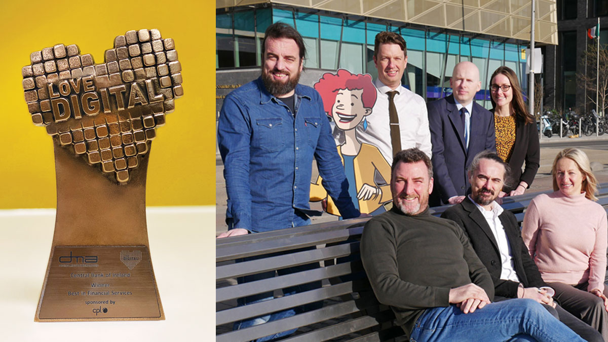 centralbank_ie's tweet photo. Our animated explainer series has won the top prize in the Best in Financial Services category at the Digital Media Awards 2020. A special shout-out to our creative partner @Click_ZoomIE for their fantastic work on the animations. #EPA_DMA #bethechange https://t.co/EUQLxORYl8 https://t.co/aDo6Qpx7mL