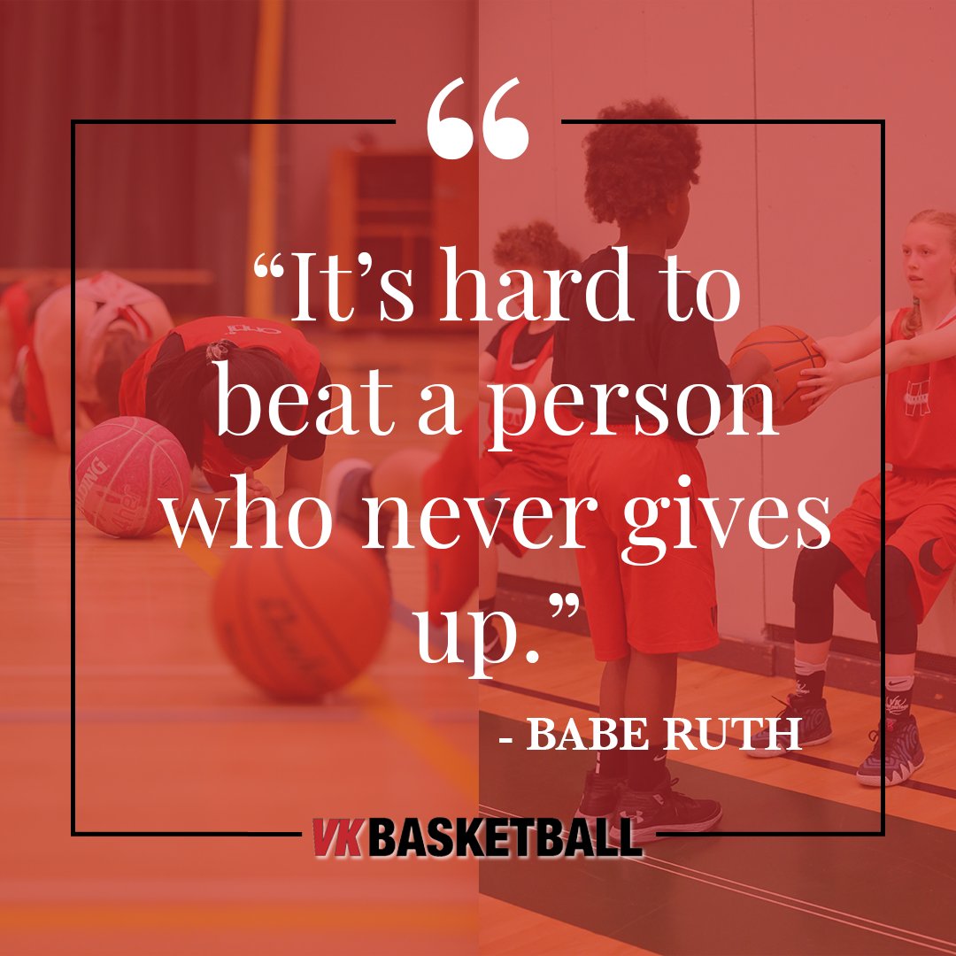 Keep working hard, be unbeatable.

#motivationalmonday #quoteoftheday #vkbasketball #vkfamily