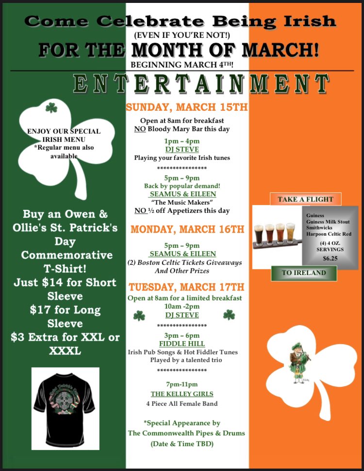 Our favorite time of year is almost here 🍀 Mark your calendars 🤗
#stpatricksday