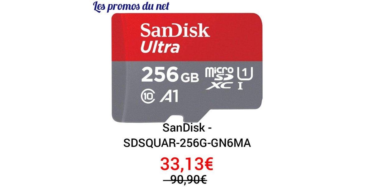 PromosLes's tweet image. 🔴 SanDisk 256Gb
🔴Le site pour profiter de l'offre ⬇️ ⬇️ ⬇️
linktr.ee/les_promos_du_…
〰️ 〰️ 〰️ 〰️ 〰️ 〰️ 〰️ 〰️ 〰️ 
✔️Non oubliez pas de partager cette offre avec vos amis ☺️ 👥👥 .