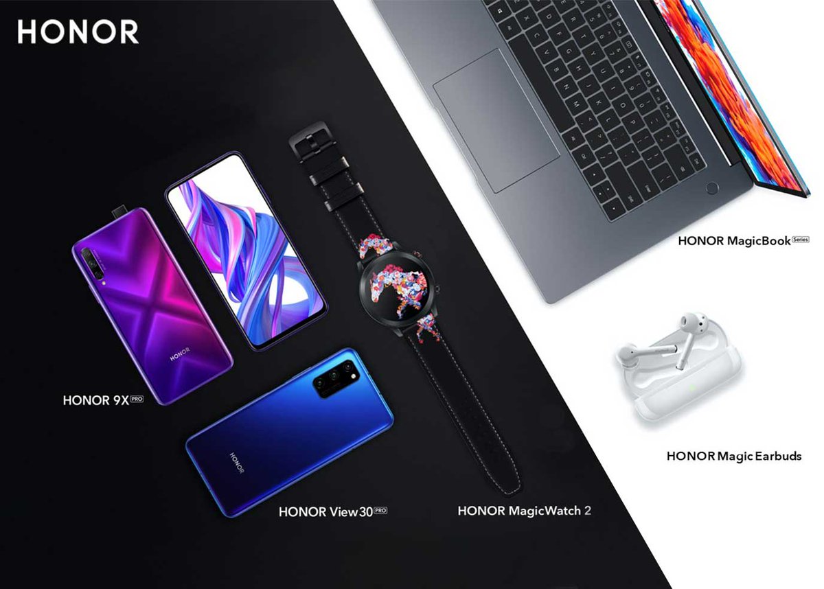 AlexWangXi's tweet photo. What can you look forward to this evening?😉
Here is a little teasing. 👌📡🌎📲🔧

💻 #MagicBook, the most powerful laptop with extreme battery power

⚙️#9XPRO, 1st smartphone with new Huawei AppGallery

📱#View30PRO with #5G chipset Kirin 990

🎶#MagicEarbuds with crystal sound https://t.co/o18K2H2Jd7