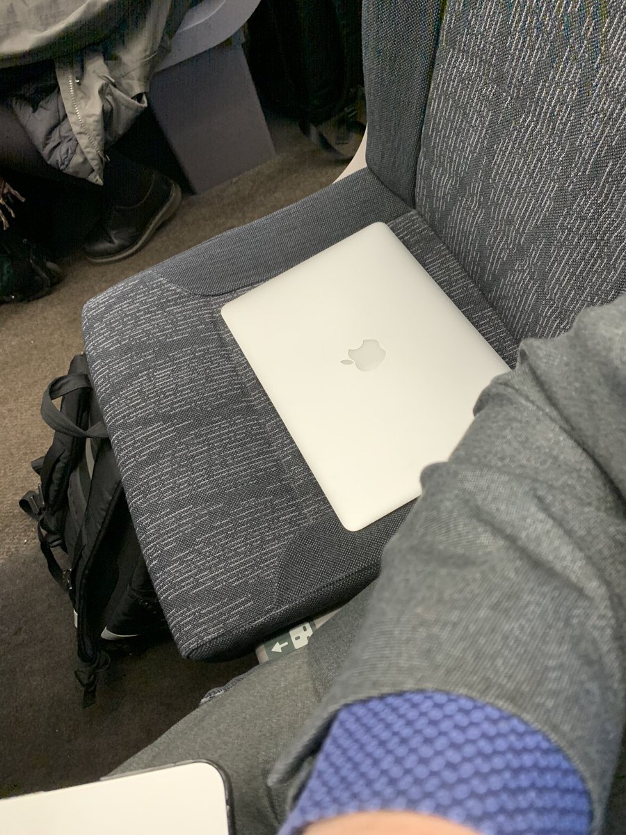UKCybata's tweet image. 6mins and 37seconds - what could you do with someone’s laptop in that time?  Still amazes me that people leave their equipment unattended on trains. Today #Cardiff to #Paddington @GWR #dataprotection #CyberSecurity