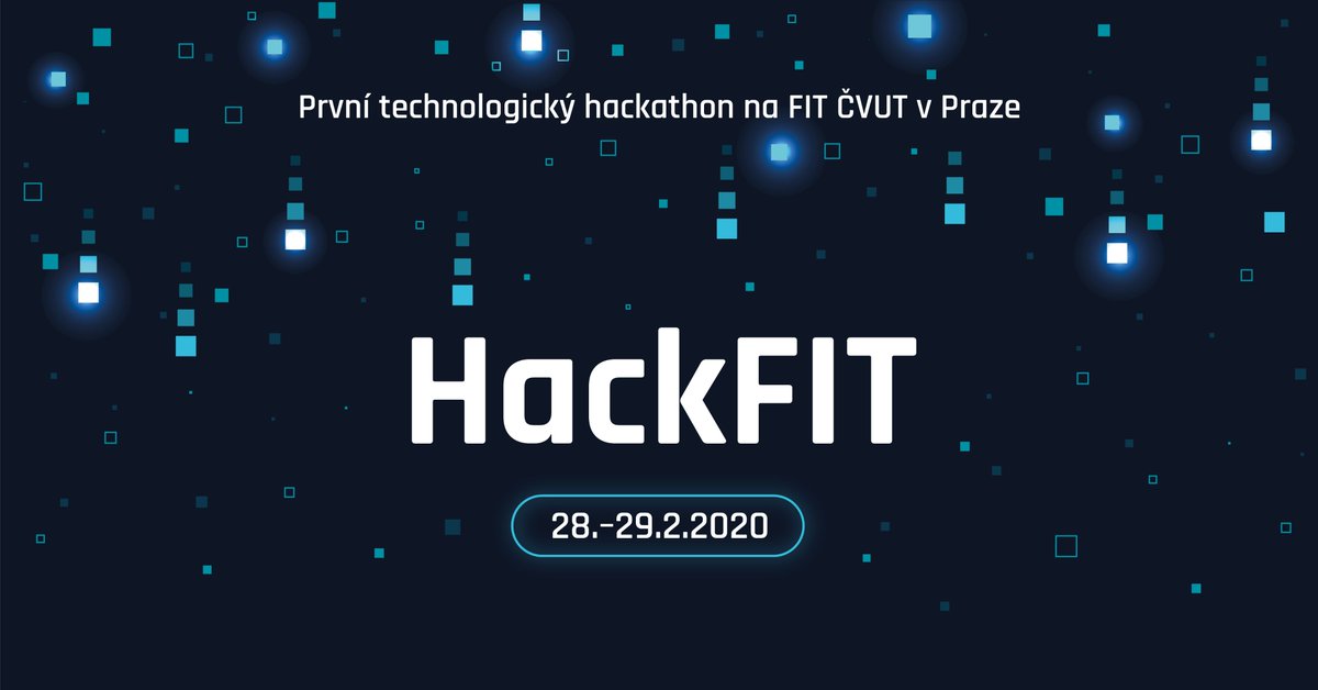 FIT_CTU's tweet image. Na hackathonu #HackFIT se uvolnilo místo pro jeden tým! Neváhejte a zabrete si jej e-mailem na lukas.brchl@fit.cvut.cz. hackfit.eventbrite.com #fitcvut