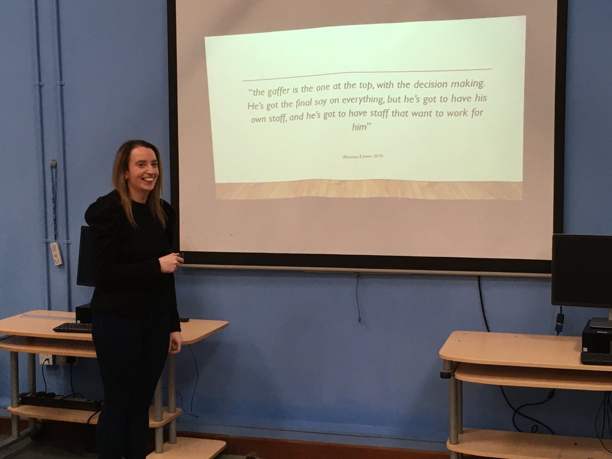 Thank you ⁦@lynchpatricia92⁩ for sharing your experiences on the ⁦<a href="/PessLimerick/">PESS @ UL</a>⁩ #MScAppliedSportsCoachingUL - great insights into how performance analysts and sports coaches can work together to accelerate athlete development