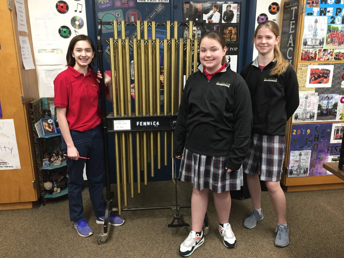 FalconForceBand's tweet photo. It was a #NewGearDay at J23 last week when our older Concert Chimes found a second life, thanks in part to the Middletown Community Foundation's Symphony Grant fund! https://t.co/savWAWEYw9