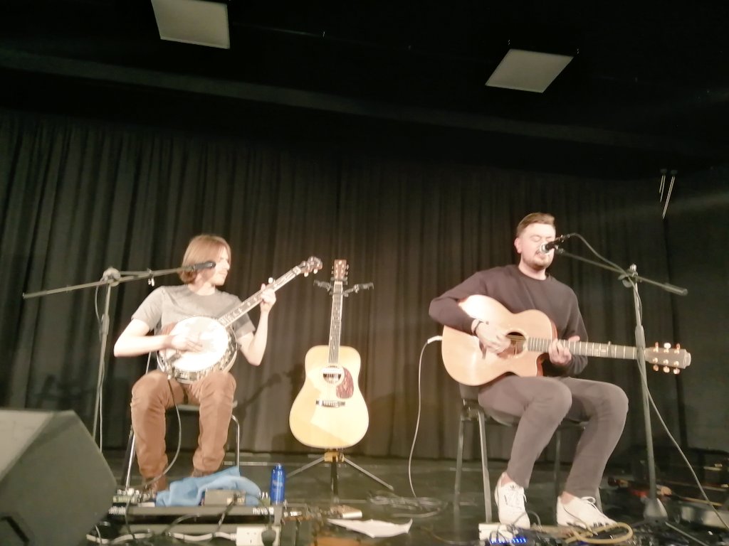 Jamie Francis and @ciaranalgar doing they're thing 🎶🎶 Thanks to everyone who came and supported them this evening!