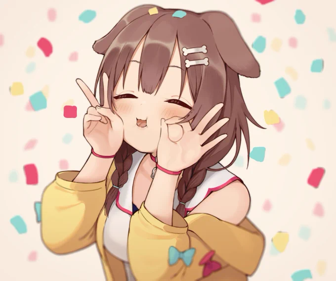 ころねちゃん登録者数20万人おめでとーーー!!!!!!!! #できたてころね 