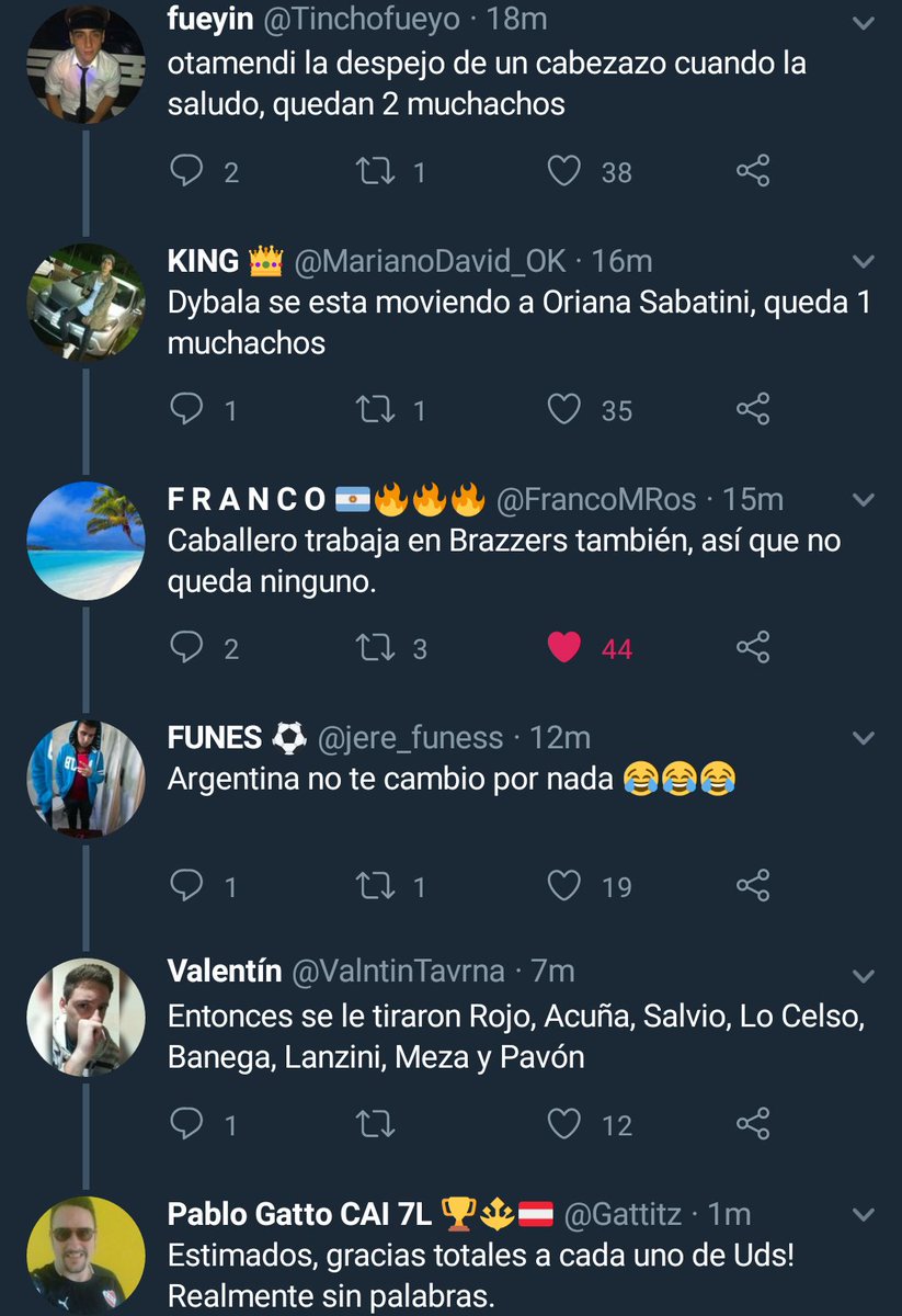 Never forget esta maravilla de tuiter Argentina.