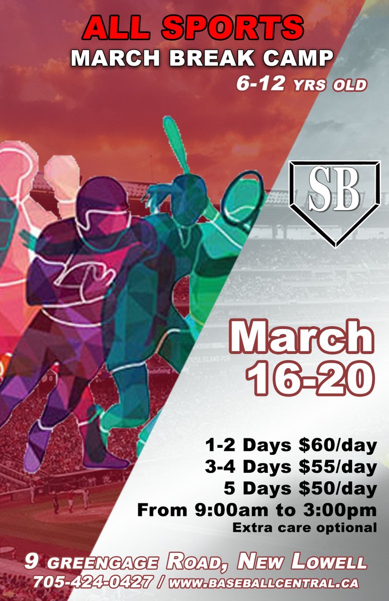 Keep Your Kids Active this March Break - Register now for our All Sport Camp! - mailchi.mp/b89f3602b18f/g…