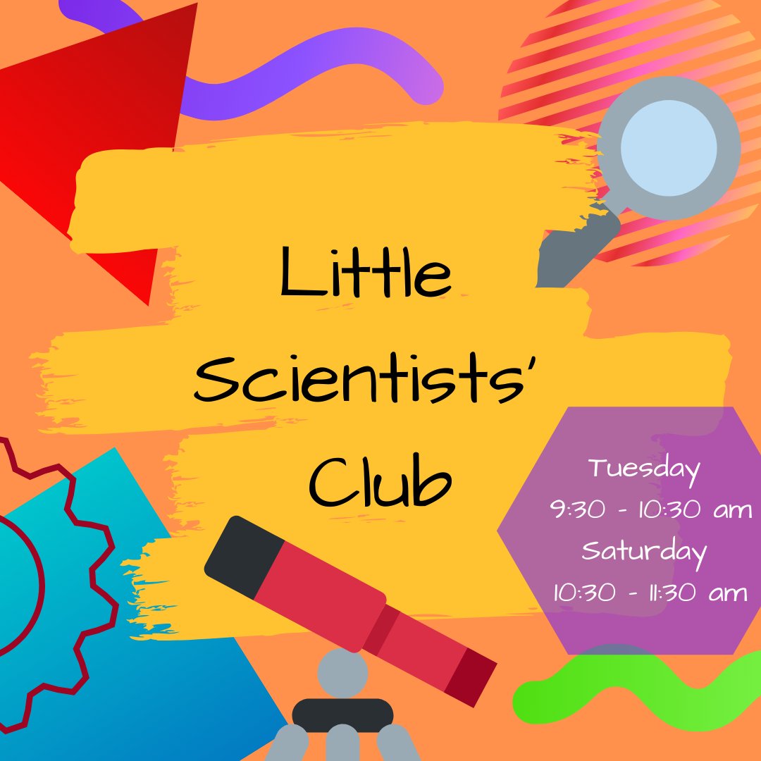 Join Little Scientists Club this Tuesday, February 25th for a Hands-On Hodgepodge day! Our educators are picking their favorite Little Scientists Club activities to share with you, so come explore with us in the Green Room from 9:30-10:30 am. Included with admission.