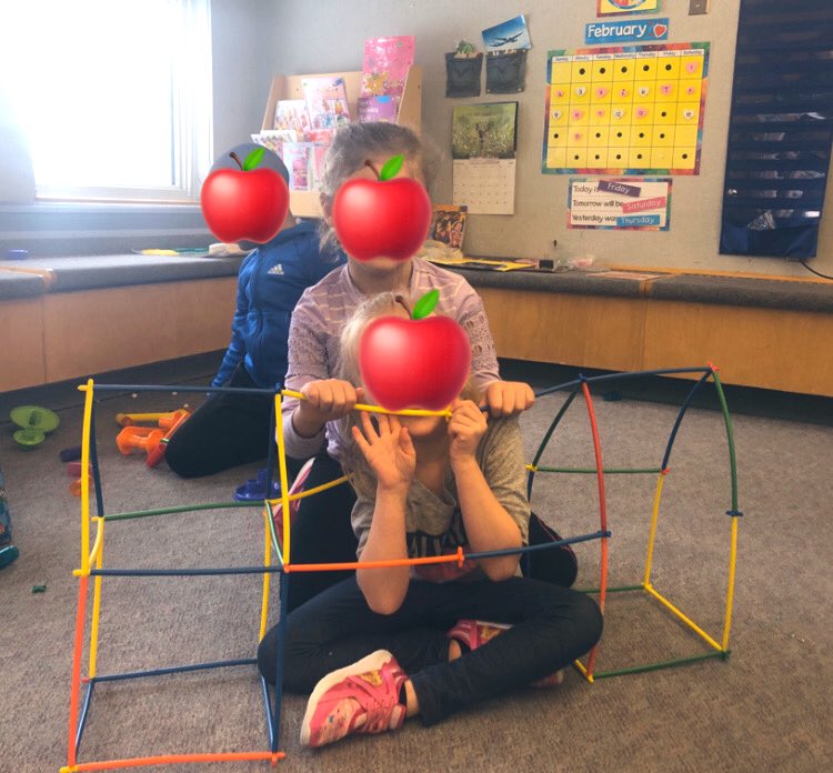 We’re learning about being part of a community! Kids in Kindergarten built their own school during centres <a href="/JennieEmery1/">Jennie Emery Elementary School</a>