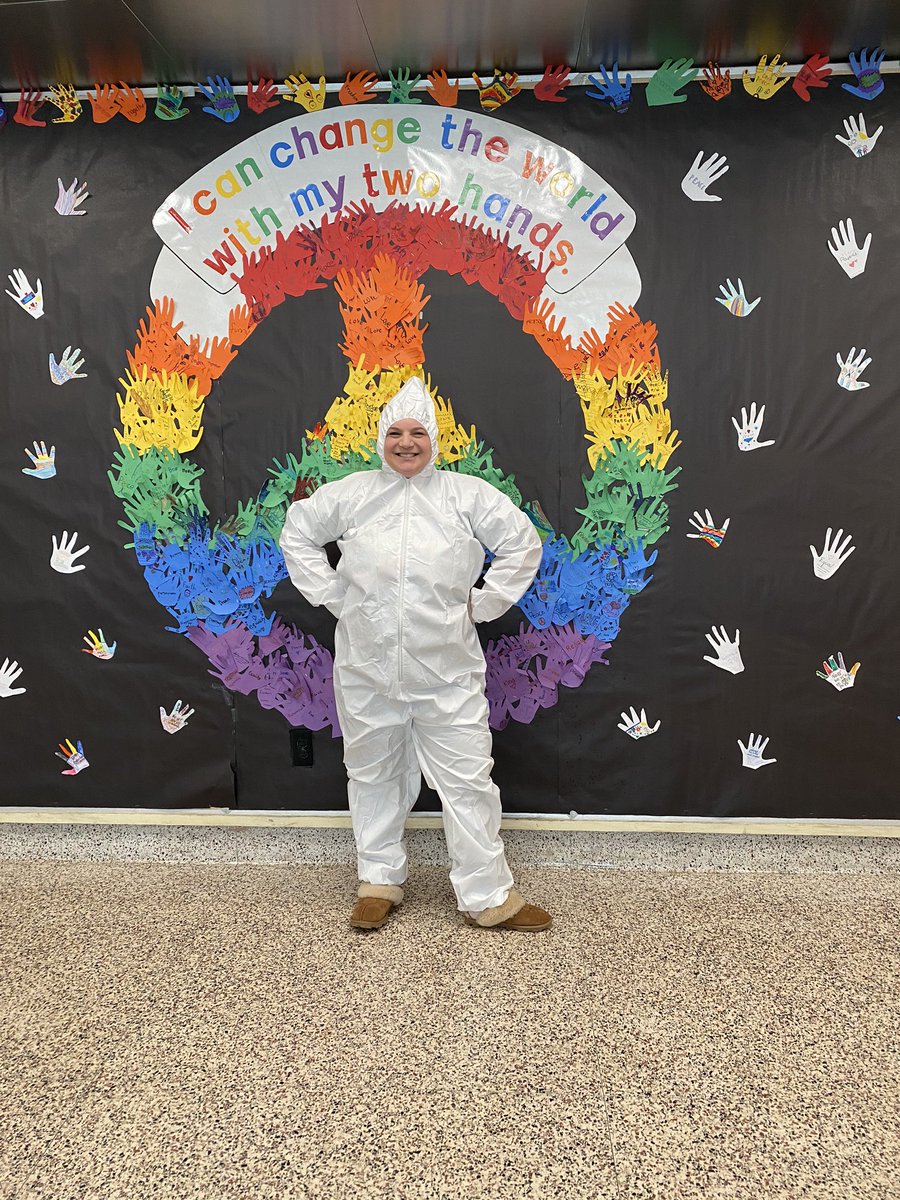 kristymc24's tweet photo. Nothing like having your students PAY to stick you to a wall! Thank you @theshsp for this very festive fundraiser! @Jen1Curry @MOSandshore @SSCounselorMsM #stuckforabuck https://t.co/O7QKHJdtrj