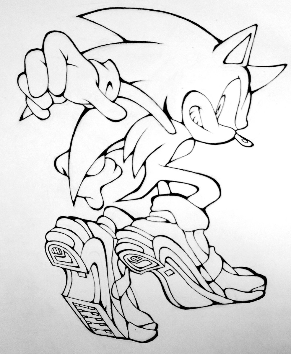 How do people draw sonic this good?!?!? 