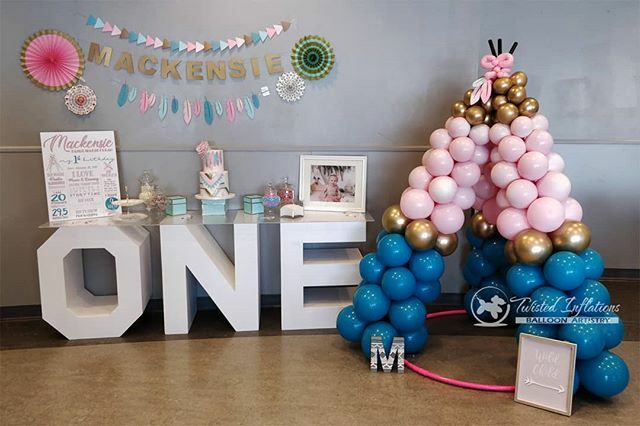 A fun weekend celebrating Mackensie's very first birthday, and I made a  cute little #BalloonTeePee!

#TwistedInflations is proudly serving #RichmondHill, #Markham, #Vaughan and #Toronto with the #BestBalloonArt in the #GreaterTorontoArea.

#TorontoBallo… ift.tt/39XeN6Q