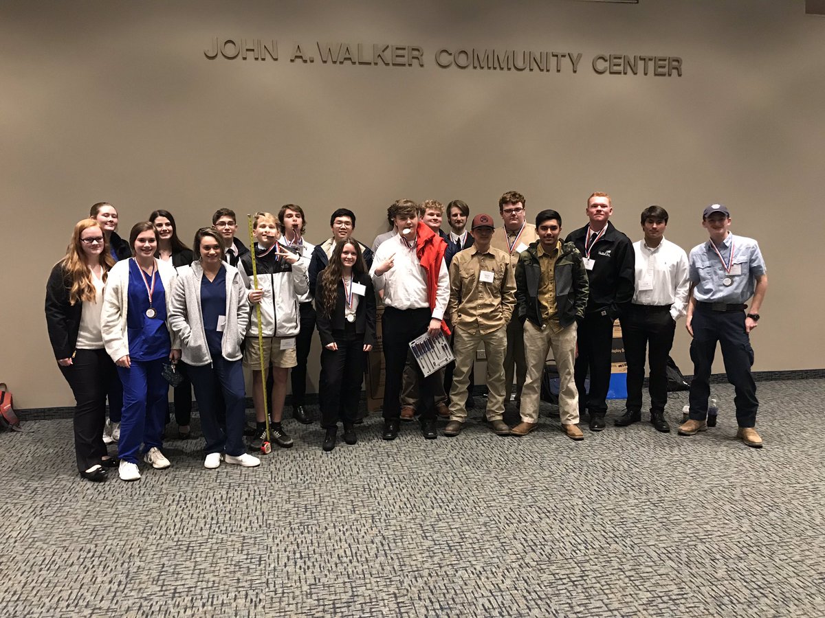 hal_epperson's tweet photo. So proud of each and every one of these CHAMPIONS! Way to represent @eastsurryhs at the SkillsUSA Northwest Regional Rally today!#GDTBAC https://t.co/yxClJHSUdq