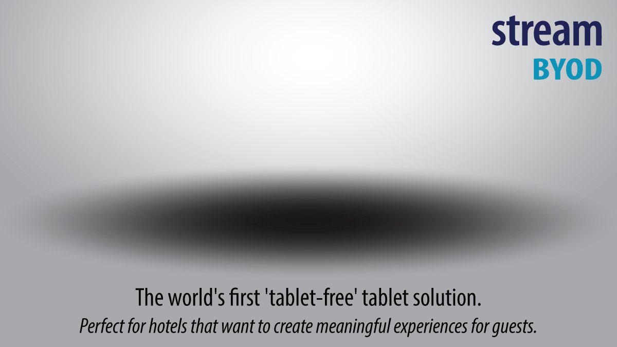 Streamvision's tweet photo. streamBYOD - the world's first 'tablet-free' tablet solution

#guestexperience #hospitalitytech #hospitalitytechnology #hotelengineer #hoteltech #hoteltechnology #BYOD #bringyourowndevice #informationtechnology #innovation #networkengineer #systemengineer #tech #technology https://t.co/uUDZfM7a9K