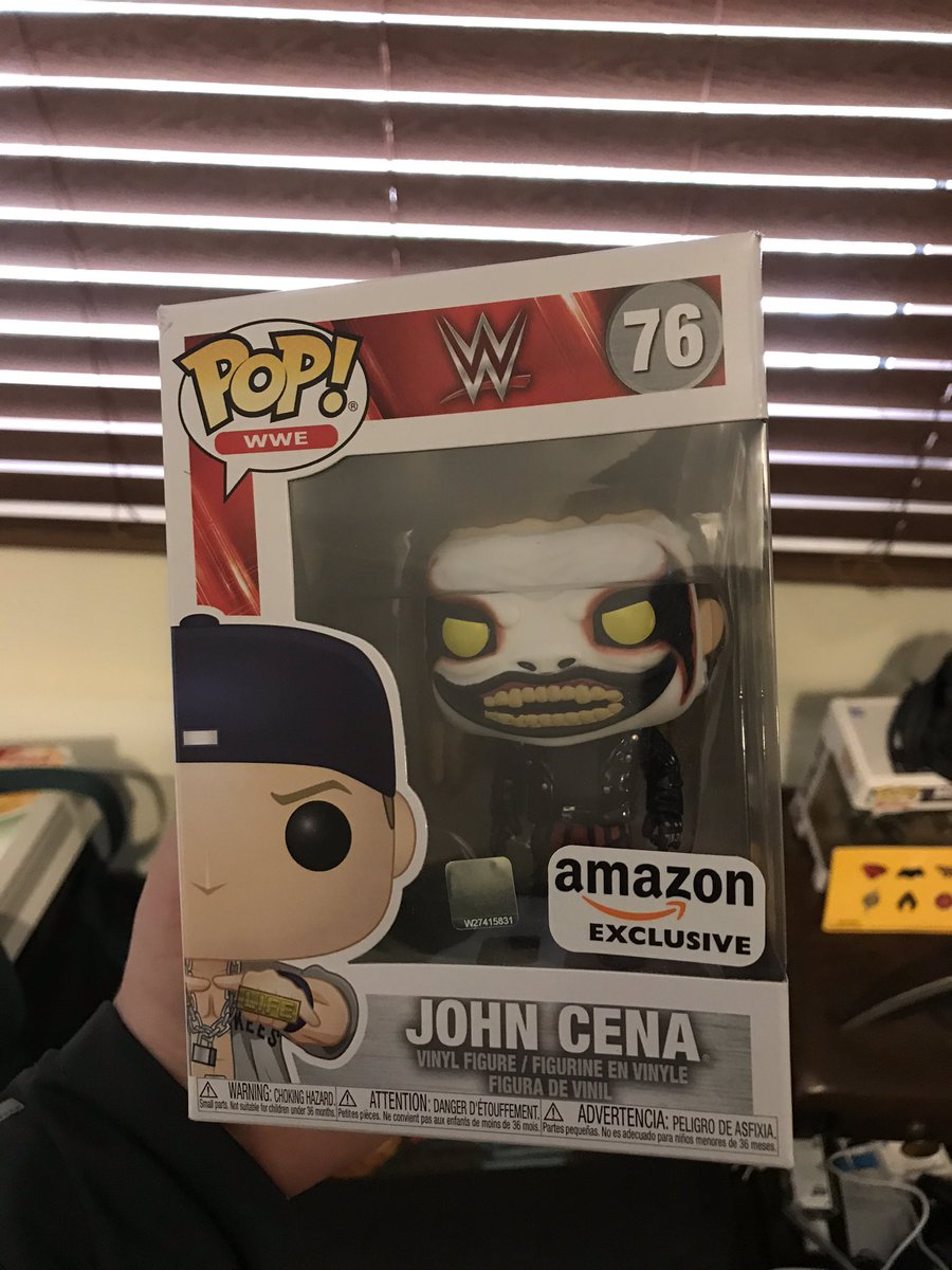 Just received this in the mail today after preordering The Fiend <a href="/OriginalFunko/">Funko</a> from <a href="/amazon/">Amazon</a> back in November. I’d say this is definitely an <a href="/amazon/">Amazon</a> Exclusive!  <a href="/JohnCena/">John Cena</a>,  you joining @WWEBrayWyatt and the #fireflyfunhouse haha.