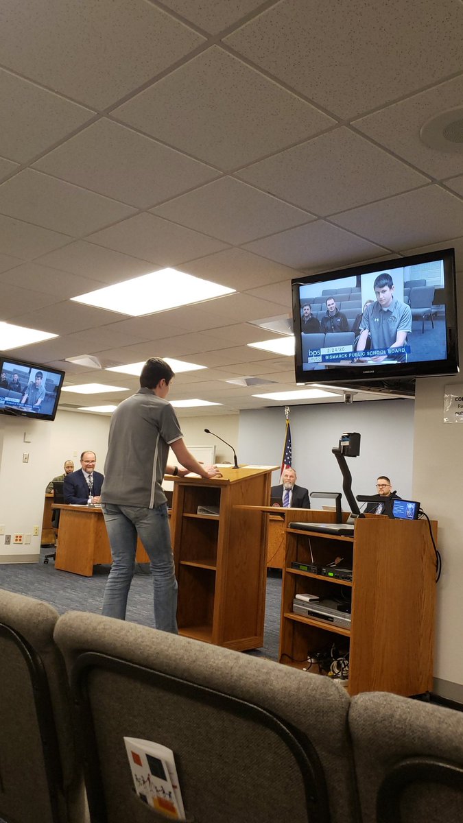 AaronPreabtBPS's tweet photo. @LegacySabers Technology Student Intern Jace is presenting with other BPS Student Tech Interns to the BPS School Board today on IT Pathways and student Internships https://t.co/EQlGPJ0Kkk