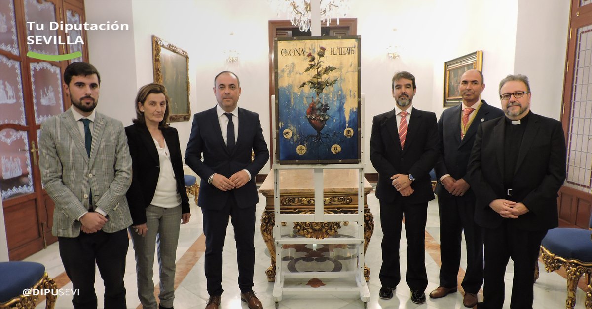 DIPUSEVI's tweet photo. Hoy se ha presentado el cartel de la Coronación Canónica de Sta Mª de #Escardiel de #Castilblanco de los Arroyos, que será el 23 de mayo. 

#CasadelaProvincia #Sevilla #CulturaSev #ProvinciaSev
#tradiciones #patrimonio #CastilblancodelosArroyos
@Ayto_Castilblan @HEscardiel https://t.co/uOdhZG4RjH
