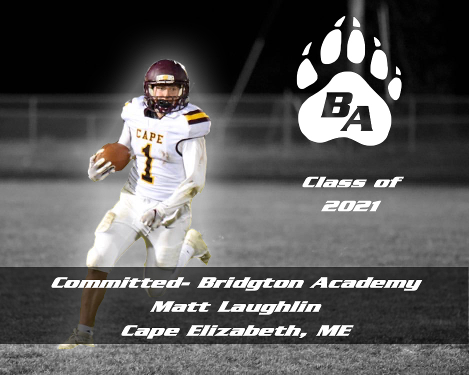Bridgton_Ftbl's tweet photo. Matt Laughlin out of Cape Elizabeth in the great state of Maine is going to be a Wolverine next year.  Can't wait to see what this kid will do with the ball in his hands next year. 
@BridgtonAcademy @coach_rmarcella @MattLaughlin_ @CapeFootball @rickkramer72 https://t.co/J5pfGy0Dry