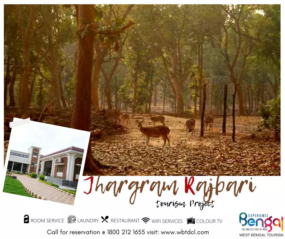 Explore Jhargram.
Stay at the the beautiful and majestic #JhargramRajbariTourismProject and be mesmerized.
For bookings, call 1 800 212 1655 or visit- wbtdcl.com/home/lodge_sea…
#tourismbengal #wbtdcl #experiencebengal #travelbengal #stayinbengal #beautifulbengal #bengalbeckons