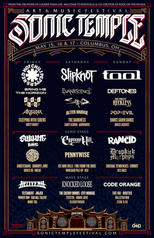 Tool's tweet photo. Join us at @sonictemple on May 17. Tickets and additional information at https://t.co/KtkkfLRnzV #sonictemplefestival https://t.co/d0xoNIqoEL