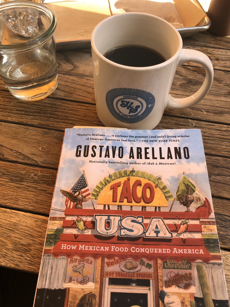 _oyemanuel's tweet photo. @GustavoArellano post breakfast tacos reading. https://t.co/gO0vFQm9ng