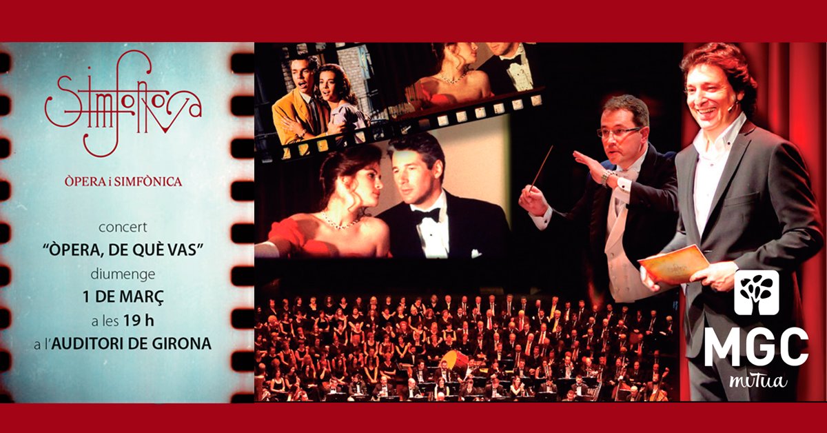mgcmutua's tweet photo. "Ópera, de qué vas?", el nuevo espectáculo de @simfonova, llega el próximo 1 de marzo a l'@auditori_gi. ¡Consigue tus entradas! #opera #simfonova #girona https://t.co/LSpRqgrs8Q
